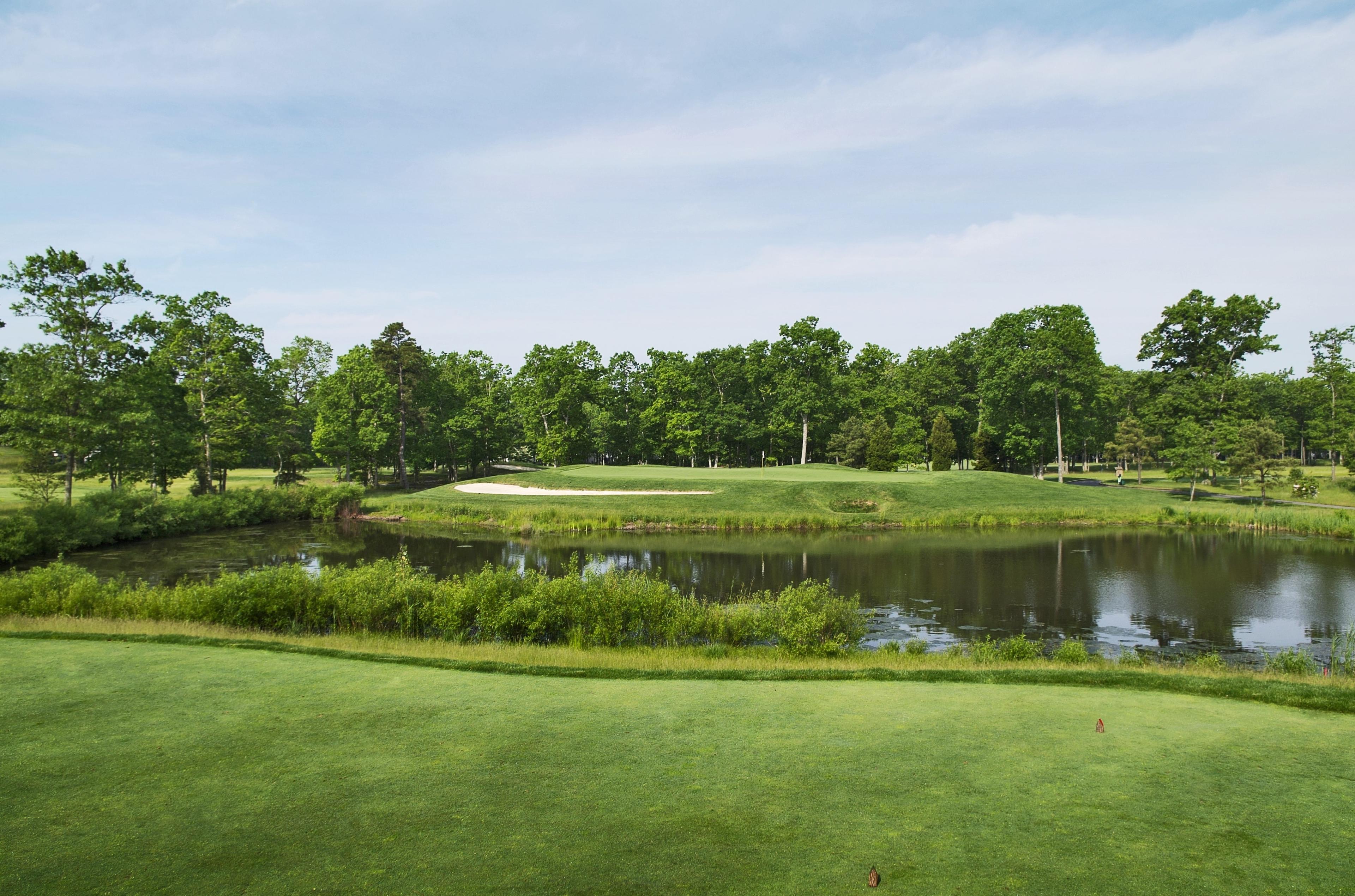 Blue Heron Pines opened in 1993 and has quickly been recognized as the best  18-hole course at the Jersey Shore. Designed by Stephen Kay, it takes  full