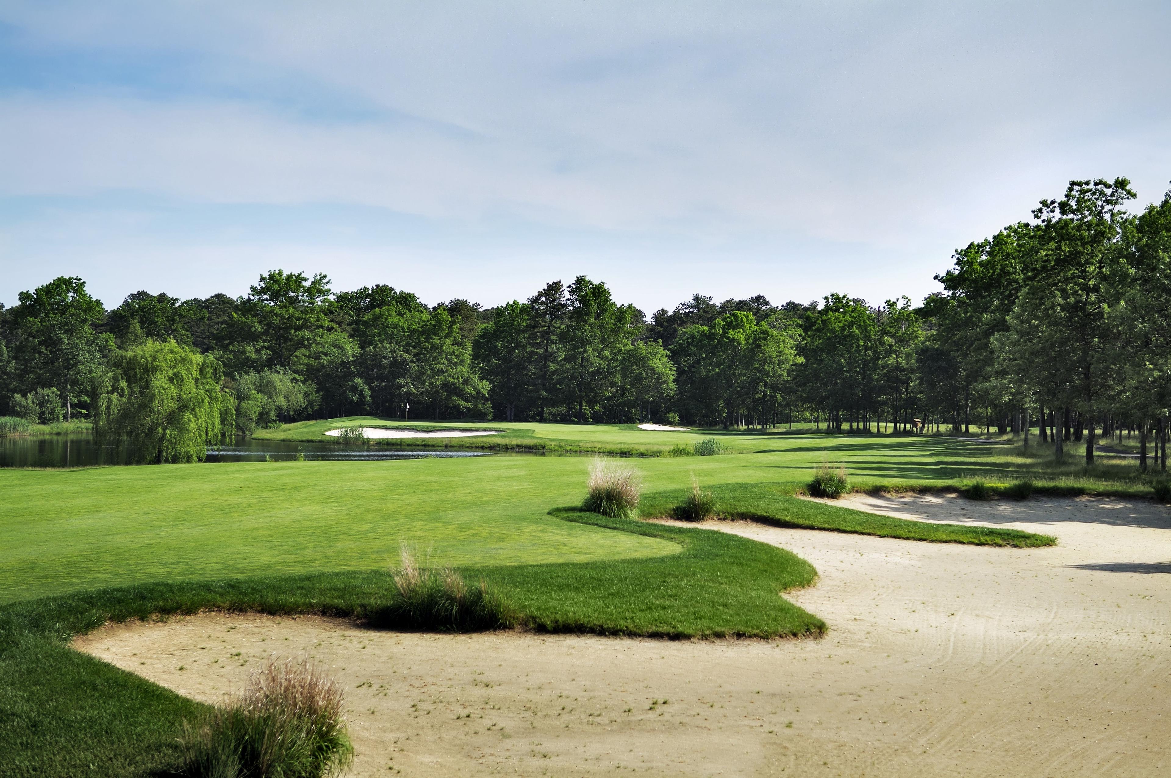 Blue Heron Pines opened in 1993 and has quickly been recognized as the best  18-hole course at the Jersey Shore. Designed by Stephen Kay, it takes  full